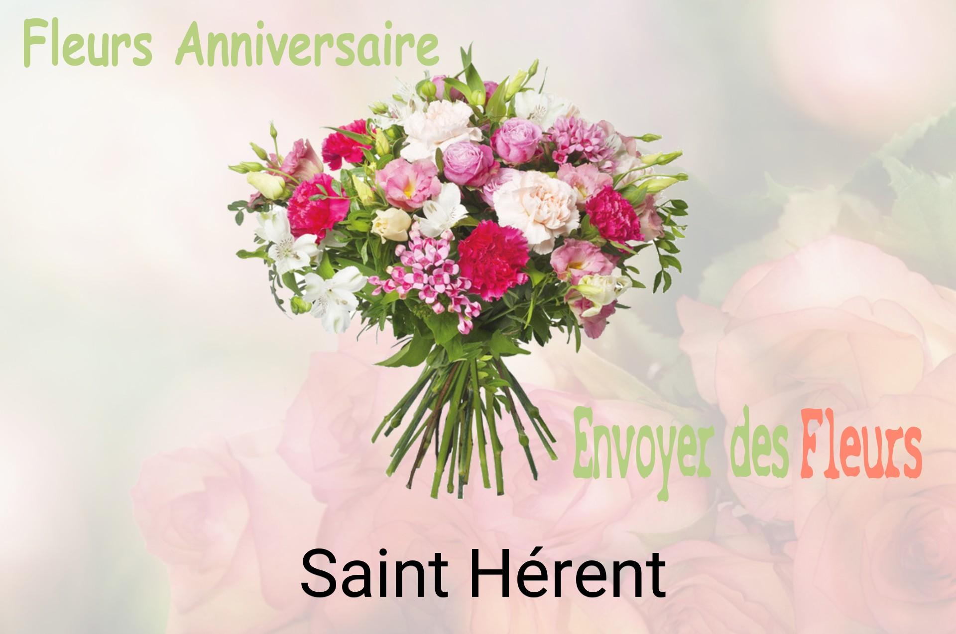 Bouquet de fleurs d’anniversaire livré à Saint-Hérent